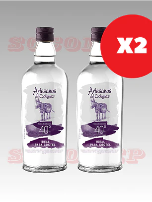 Botellón Pisco Artesanos del Cochiguaz 40° 1.5Lt