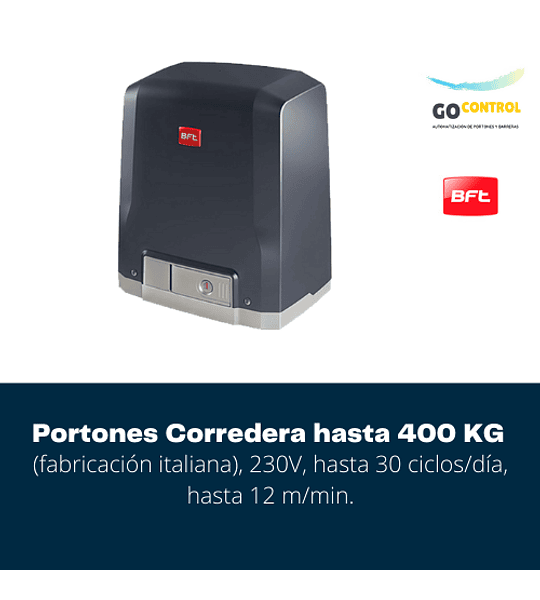 KIT BFT Deimos BT A400 kG