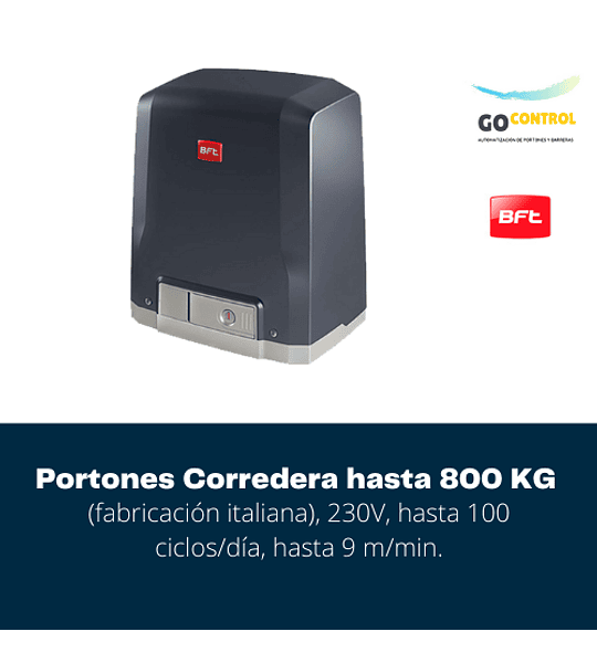 KIT BFT Deimos AC A800 KG