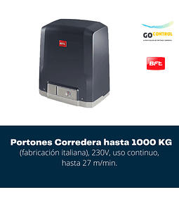 KIT BFT Icaro Veloce Smart AC A1000 KG uso intenso