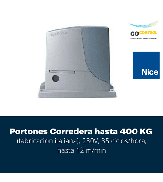 KIT NICE Robus 400 kG