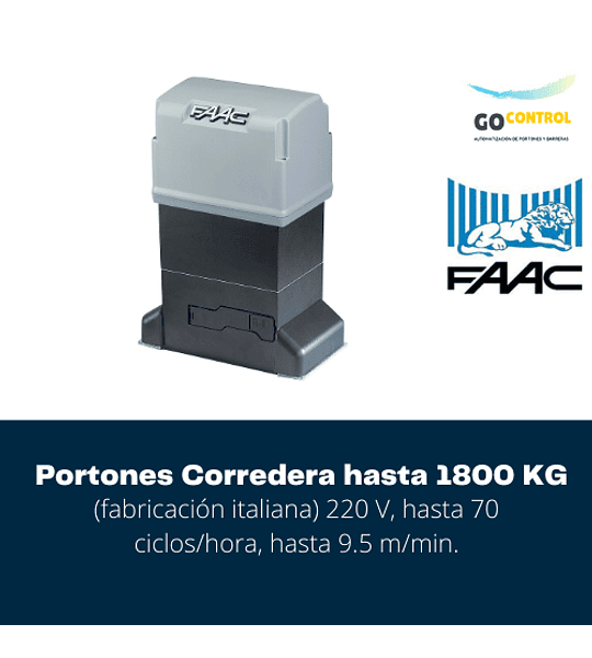 KIT FAAC 844 1800 kG