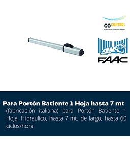 KIT FAAC 400 SBS 1H HASTA 7 METROS