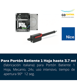 KIT NICE Titan TTN3724HS 1H 3,7 MT RAPIDO
