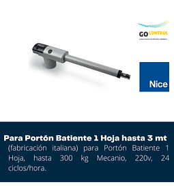 KIT NICE Too3000 1H   hasta 3 metros