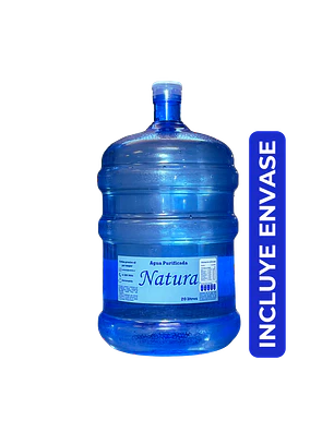Agua Purificada Natura 20lts + envase