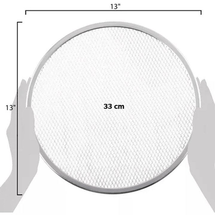 3 Mallas Profesionales Para Pizza 33-35.5-40 Cm Restaurante 3