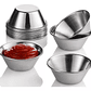 12 Salsera Ramekin Molde Acero Inox 1.5oz Restaurante Menaje - Miniatura 1