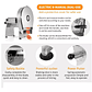 Cortadora Eléctrica Rebanador Tajador Verdura Vegetal Fruta - Miniatura 9