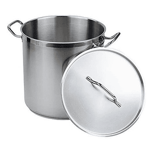 Olla Industrial Con Tapa 33,1x35.6 Cms 32 Litros Restaurante