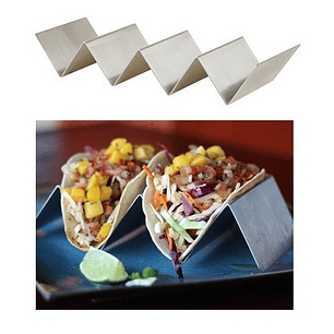 Porta Tacos Burritos Hot Dog 4 Compartimientos Restaurante