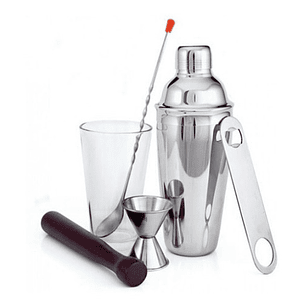 Kit Bartender Profesional Coctelera 28 Oz Incluye 6 Piezas