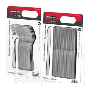 Set De Cuchillos Y Tenedores Pro Tramontina Pack72 Cubiertos