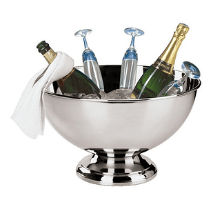 Hielera Bowl De 14 Lt Acero Inox Champaña Bebida Ensalada