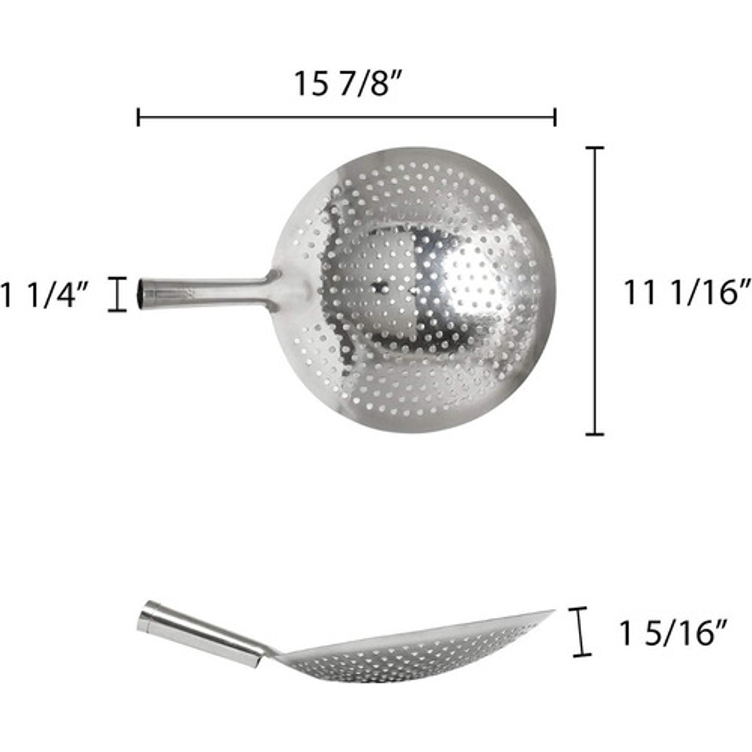 Colador Cuchara Espumadera Acero Inox Restaurante 28cm 2