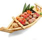 Barco De Madera Para Sushi Roll Sashimi Restaurante Bar – Bandeja de servicio estilo restaurante - Miniatura 2