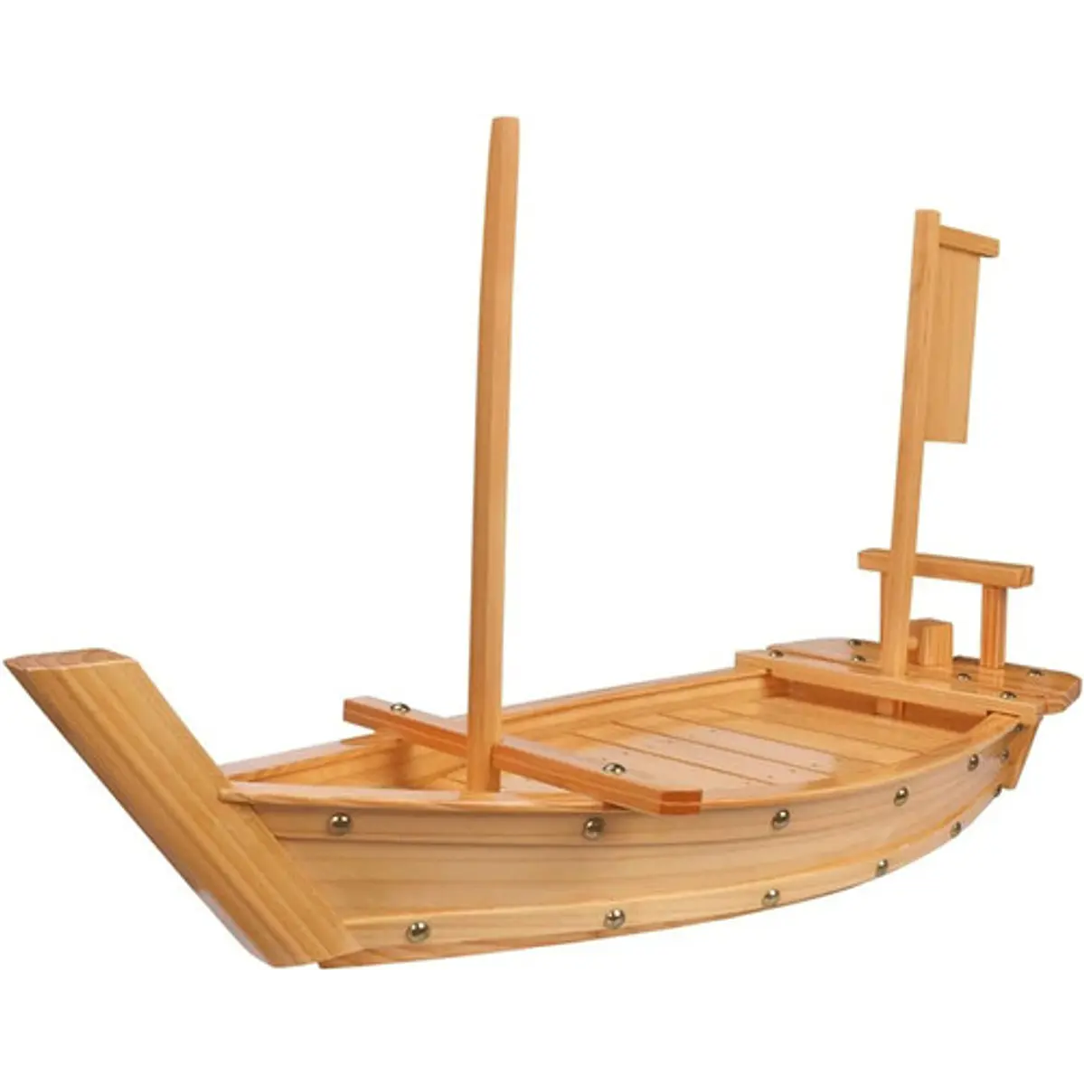 Barco De Madera Para Sushi Roll Sashimi Restaurante Bar – Bandeja de servicio estilo restaurante 4