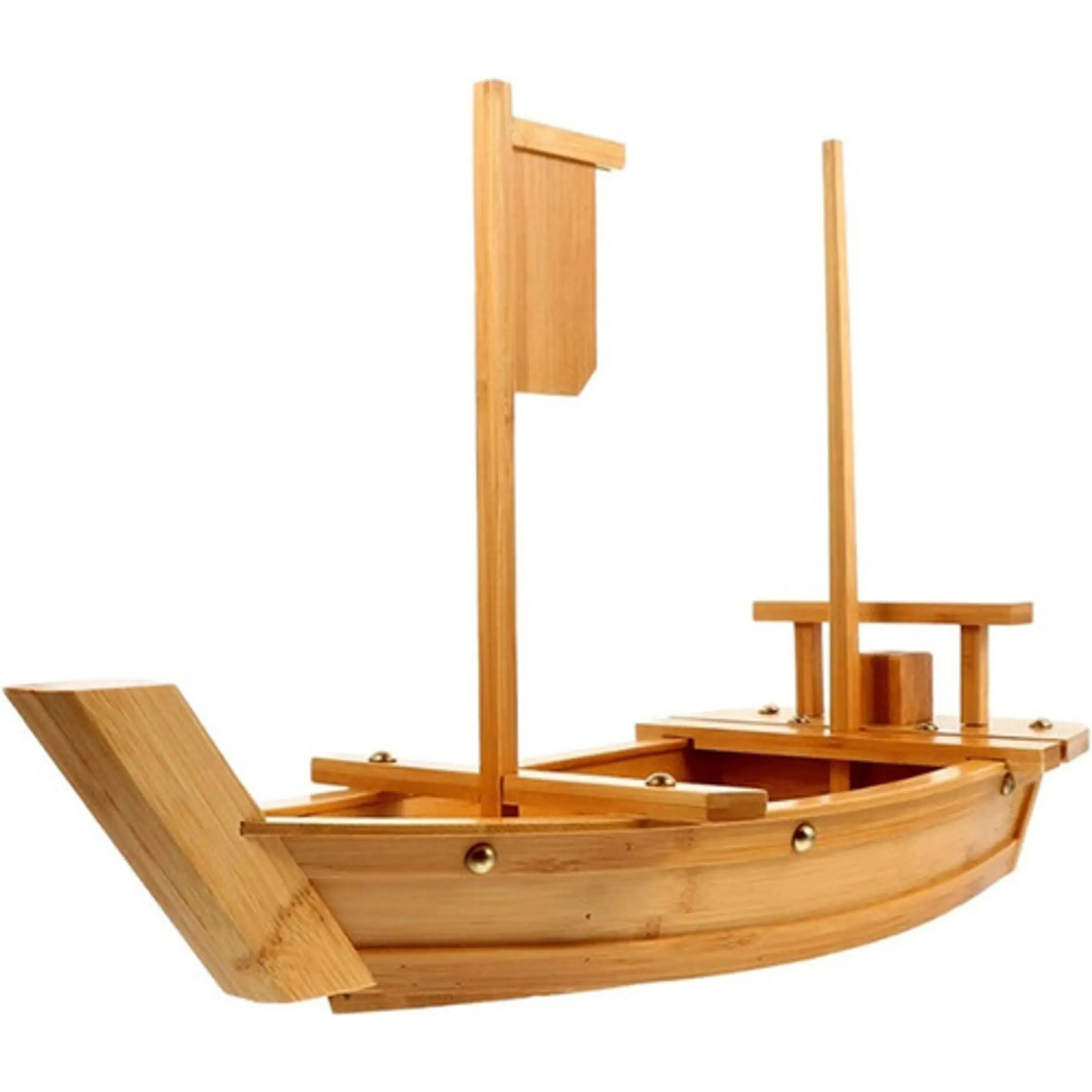 Barco De Madera Para Sushi Roll Sashimi Restaurante Bar – Bandeja de servicio estilo restaurante 6