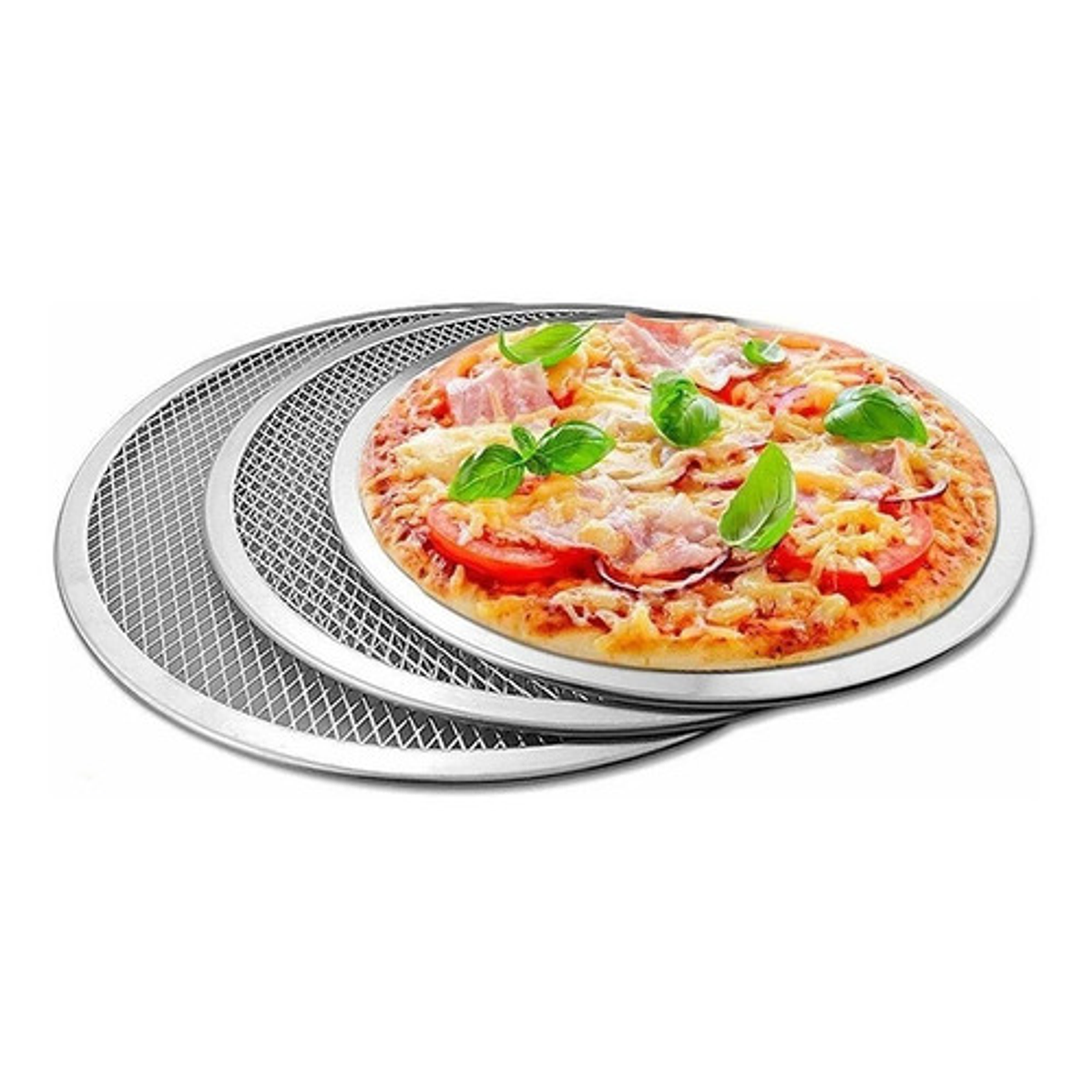 4 Mallas De 25cm + 2 Mallas De 35cm + 2 Mallas De 45cm Pizza 1