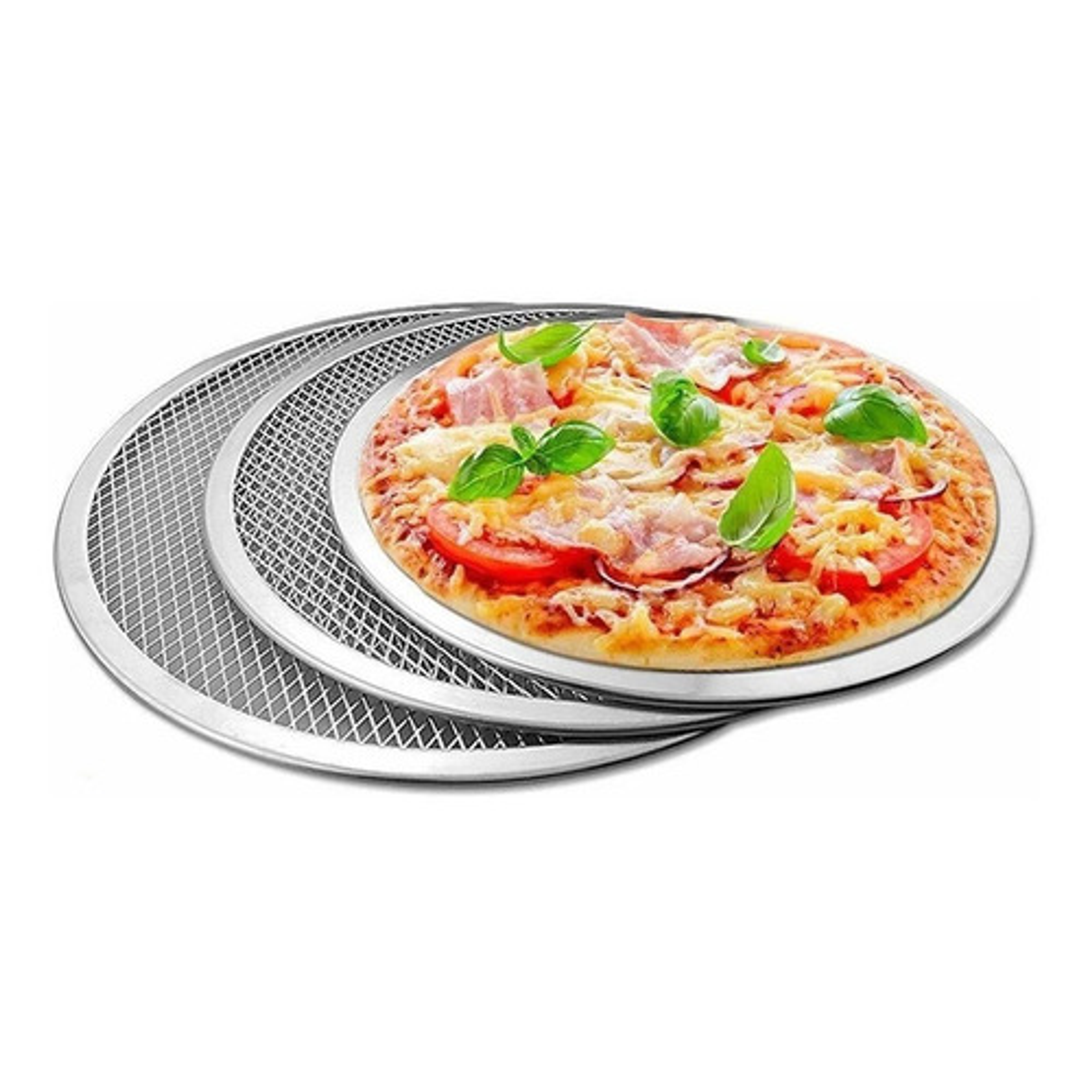 4 Mallas De 25cm + 2 Mallas De 35cm + 2 Mallas De 45cm Pizza 1