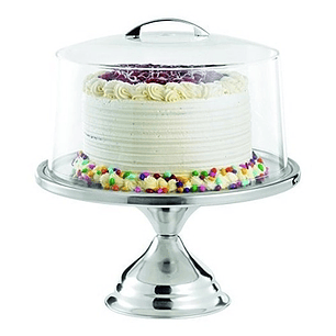 Set Soporte Y Domo Pedestal Torta Pastel  Pudin Galletas