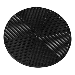 Sartén Redondo De Hierro Fundido Parrilla Grill Asado 