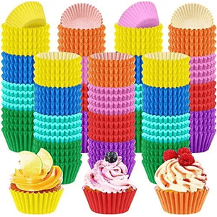 500 Capacillos Estándar Papel Cupcake Magdalena Repostería 