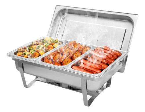 Samovar 3 Puesto Acero Inoxidable 13 Litros Buffet 1
