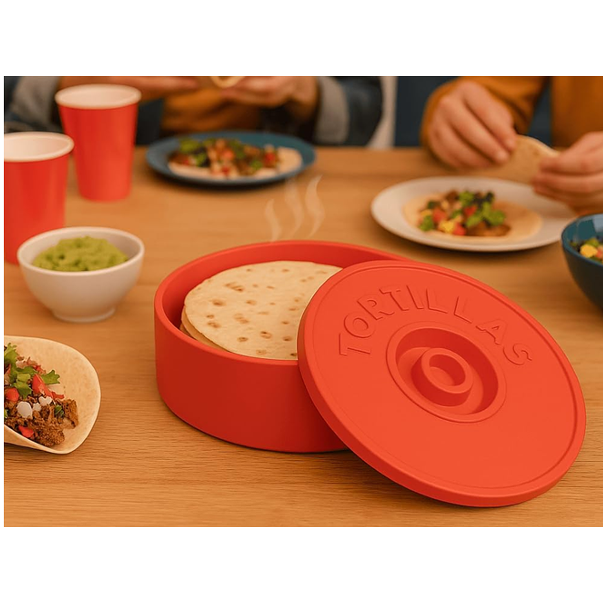 Calentador Mantenedor De Tortillas Para Servicio En Restaurantes 7