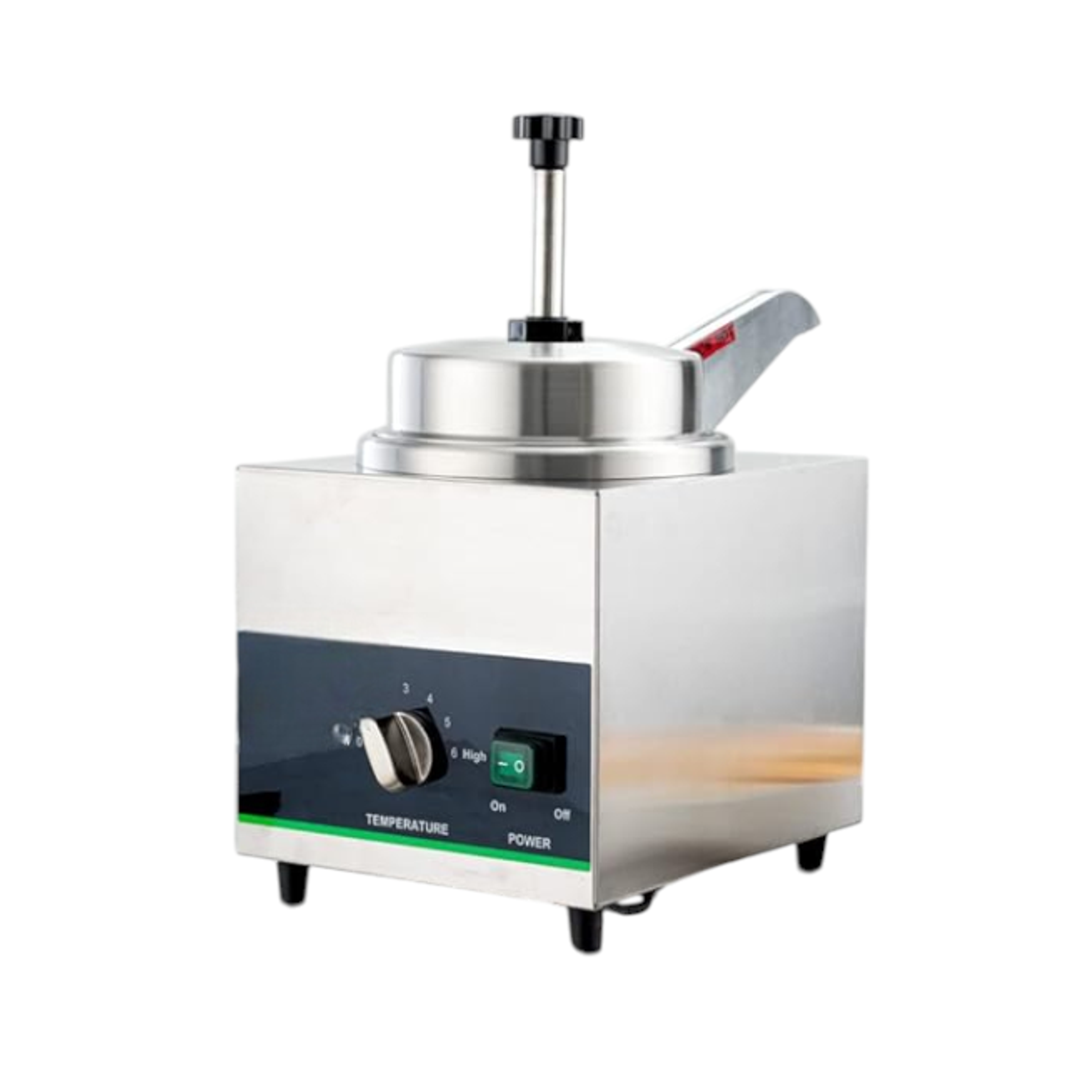 Calentador de Queso Chocolate Salsas De  3.5 Qt Con Boquilla Calefactada Y Bomba 2