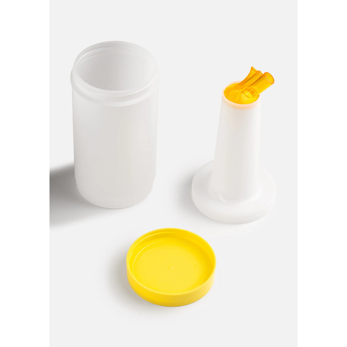 Bartender Botella Para Jugo Con Vertedor De 1 Litro Amarillo 5