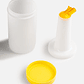 Bartender Botella Para Jugo Con Vertedor De 1 Litro Amarillo - thumbnail 5