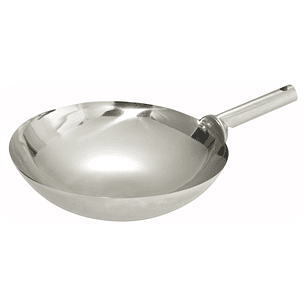 Wok Profesional De 36cm Acero Inoxidable Restaurante Hotel