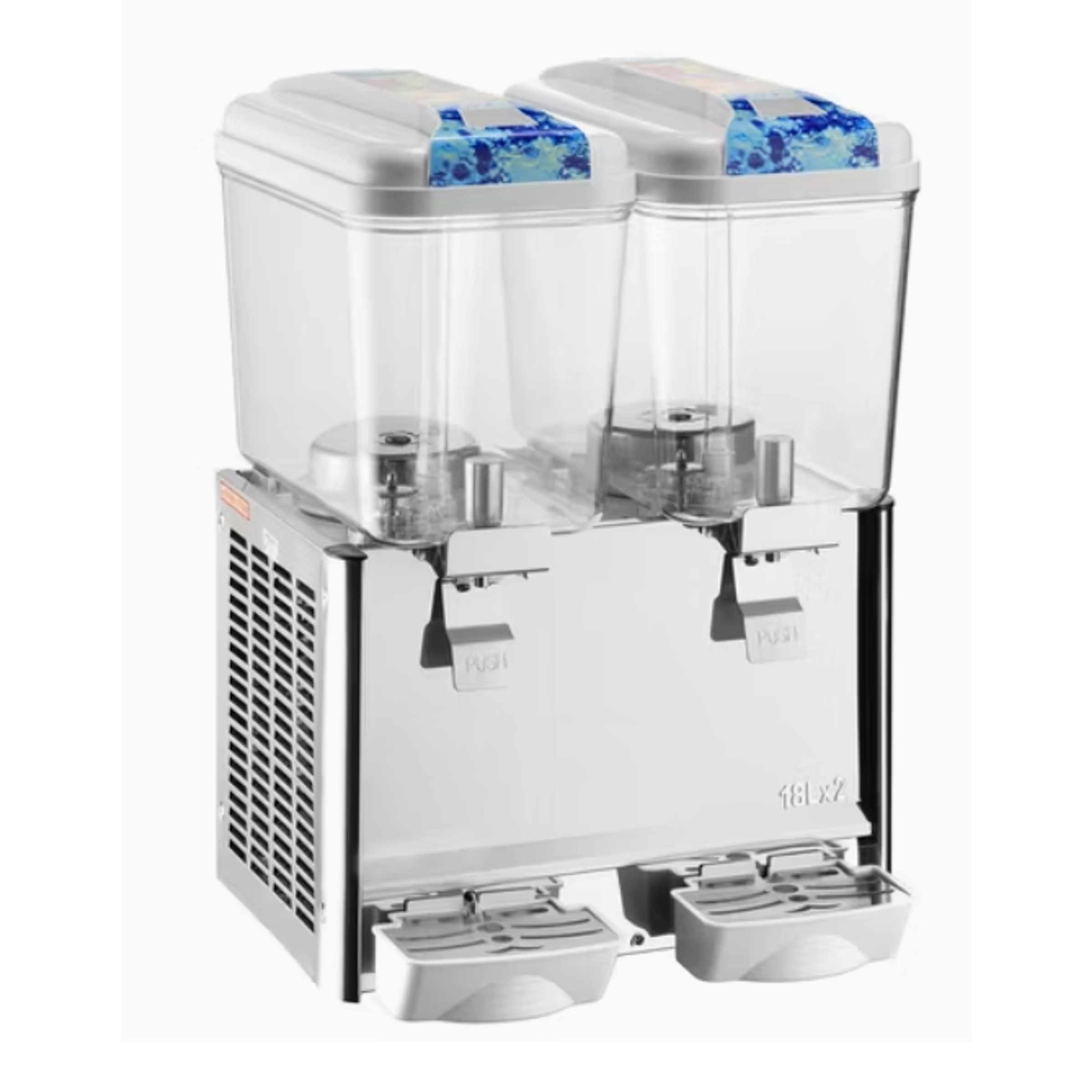 Dispensador De Bebidas Jugo Frío De 2 Tanques x 12 Litros 1