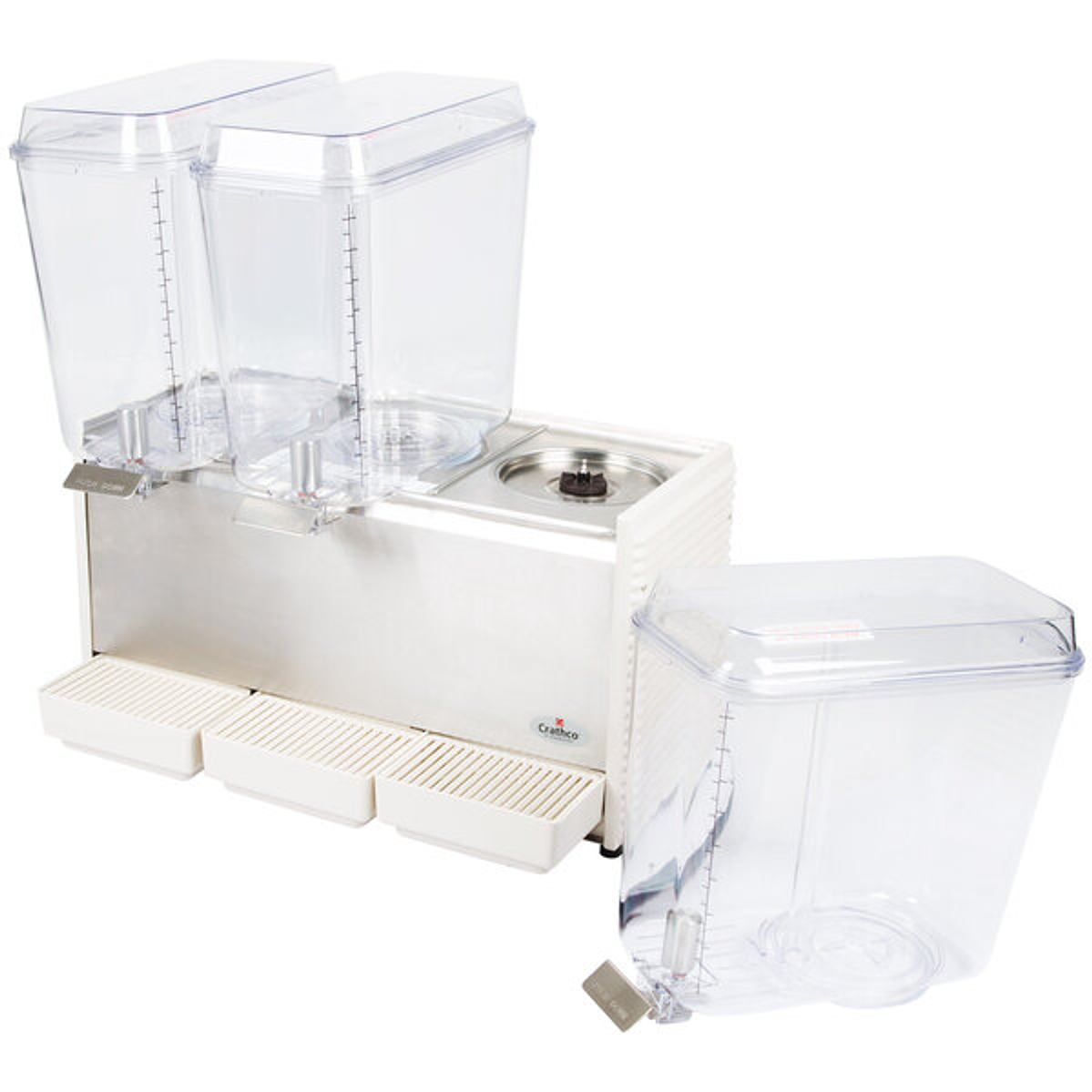 Dispensador De Bebidas Crathco Jugo Frío De 3 Tanques x 57 Litros 3