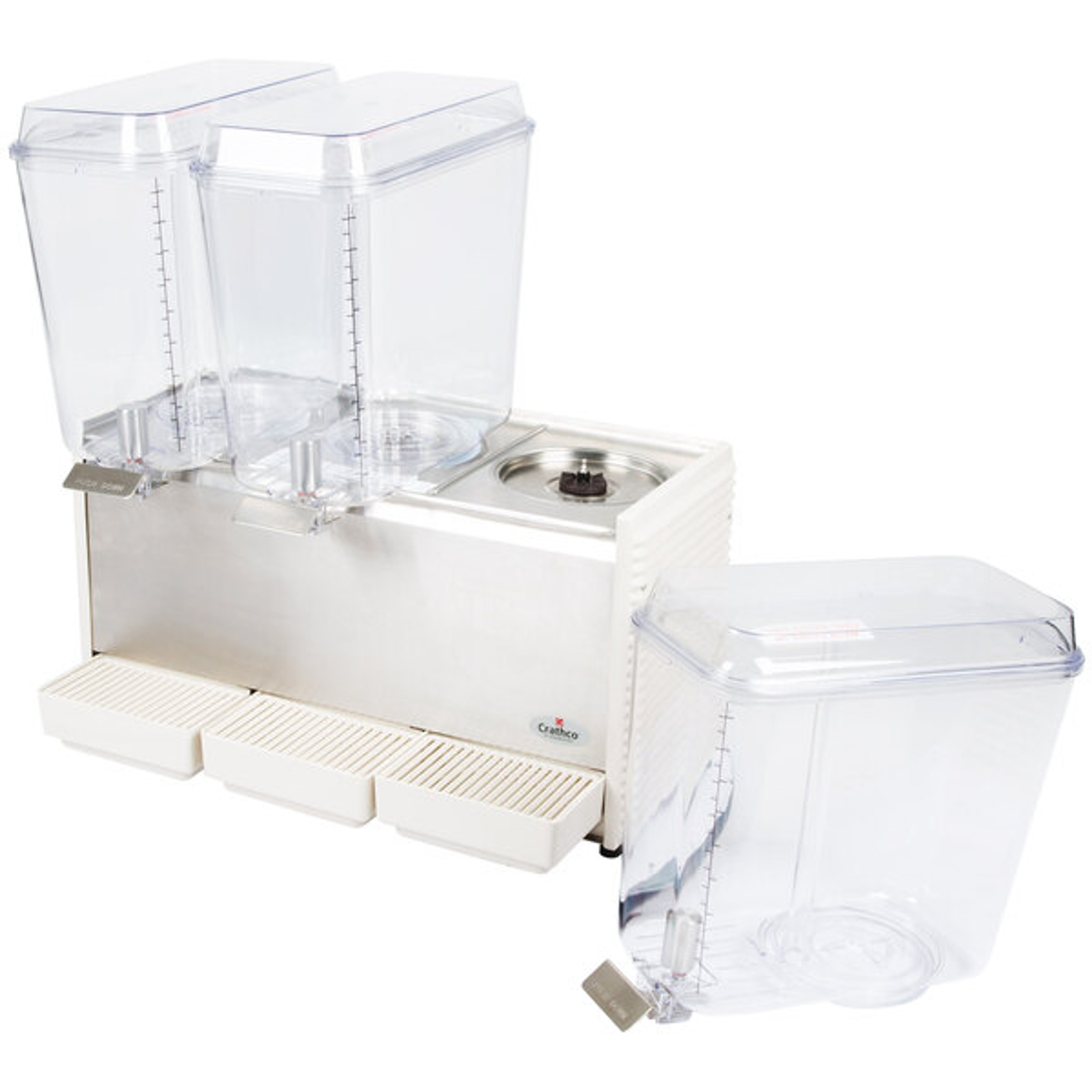 Dispensador De Bebidas Crathco Jugo Frío De 3 Tanques x 57 Litros 3
