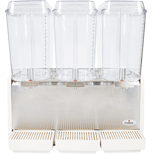 Dispensador De Bebidas Crathco Jugo Frío De 3 Tanques x 57 Litros