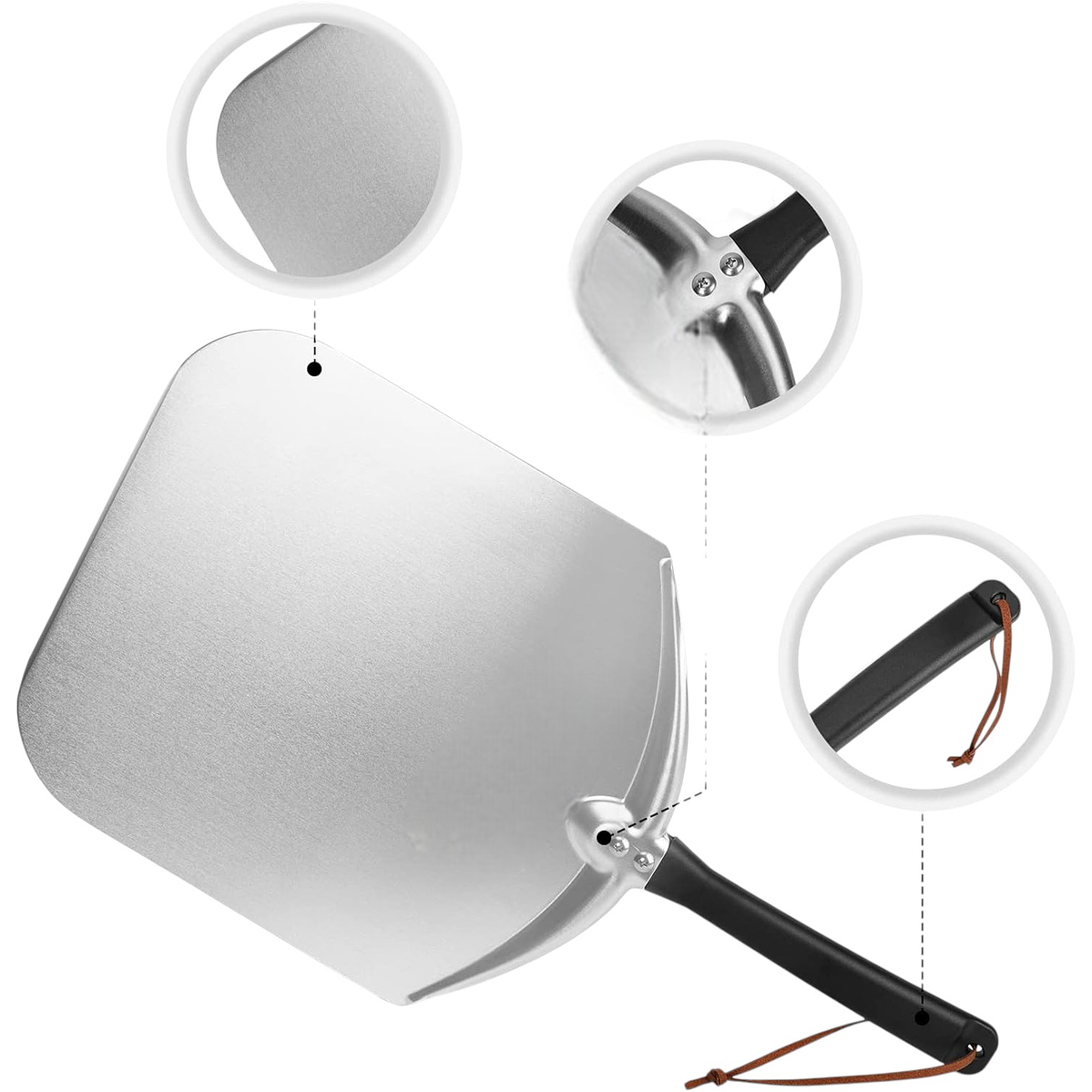 Pala Recolectora Multiuso En Aluminio Para Horno Pizza Hornos Turbochef Microondas Convección  3