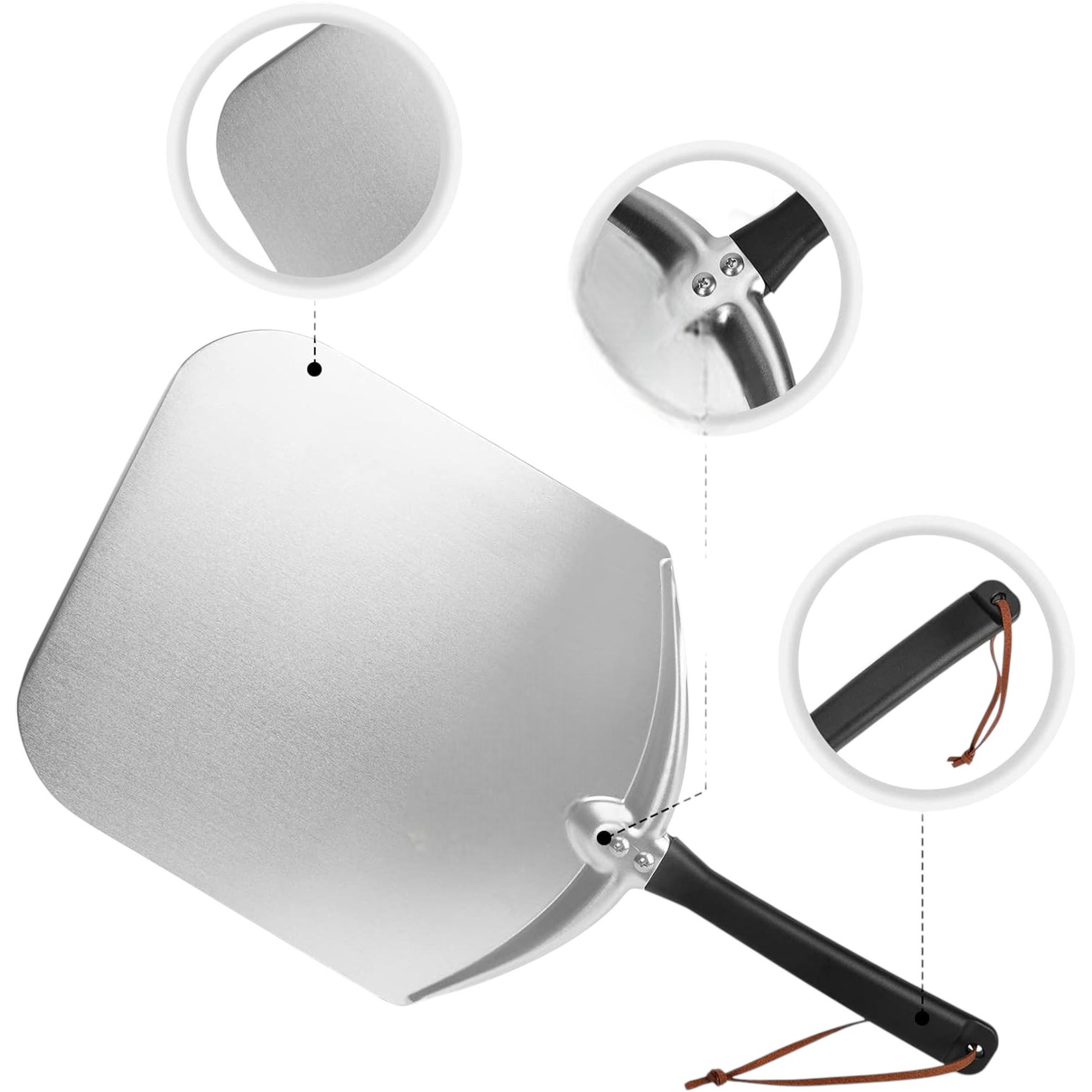 Pala Recolectora Multiuso En Aluminio Para Horno Pizza Hornos Turbochef Microondas Convección  3