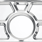 12 Bandejas Rectangular de Acero Inoxidable – 6 Compartimentos Servicio De Alimentos - Miniatura 2