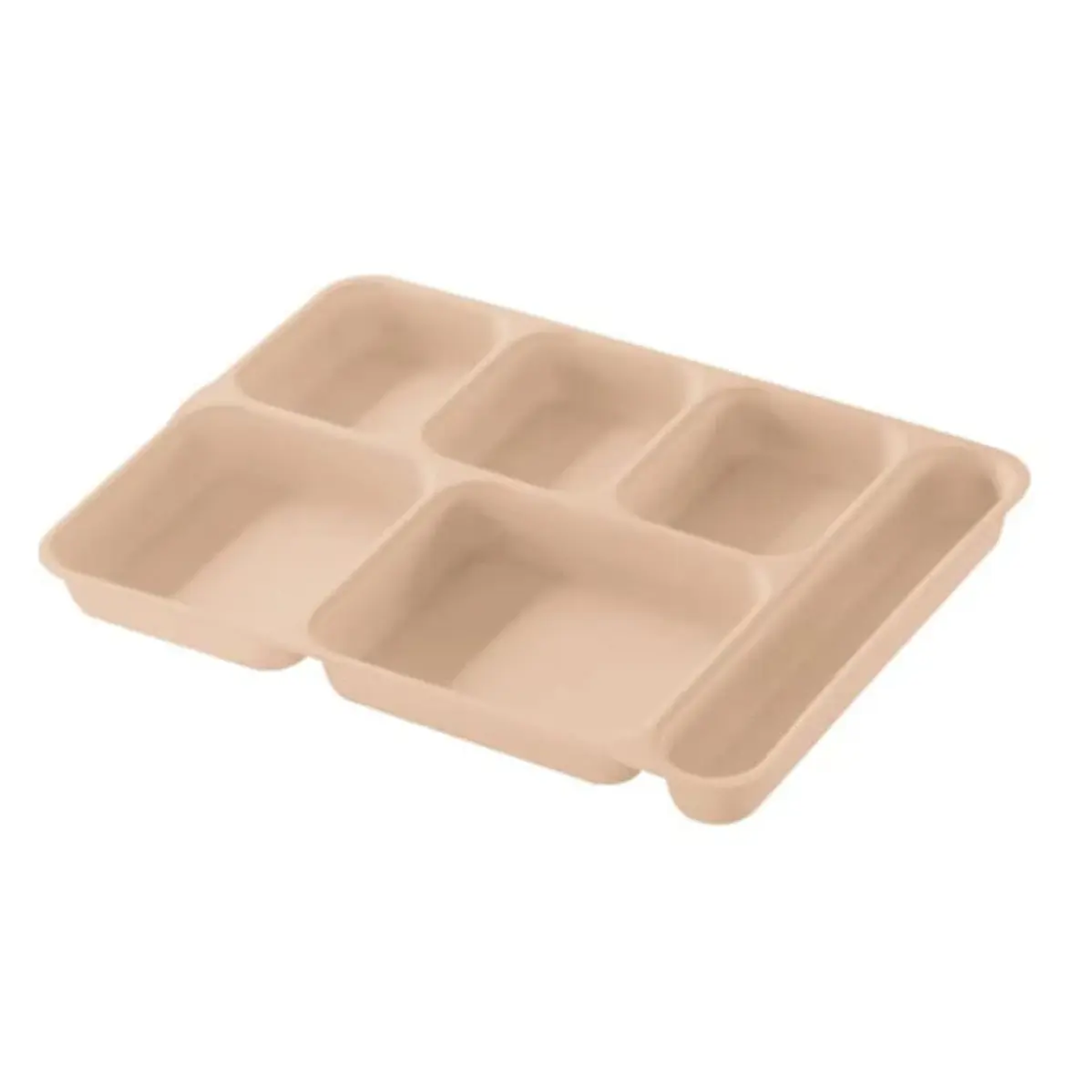 Set de 24 Bandejas + 24 Tapas De Servicio Cambro De 6 Compartimientos 4