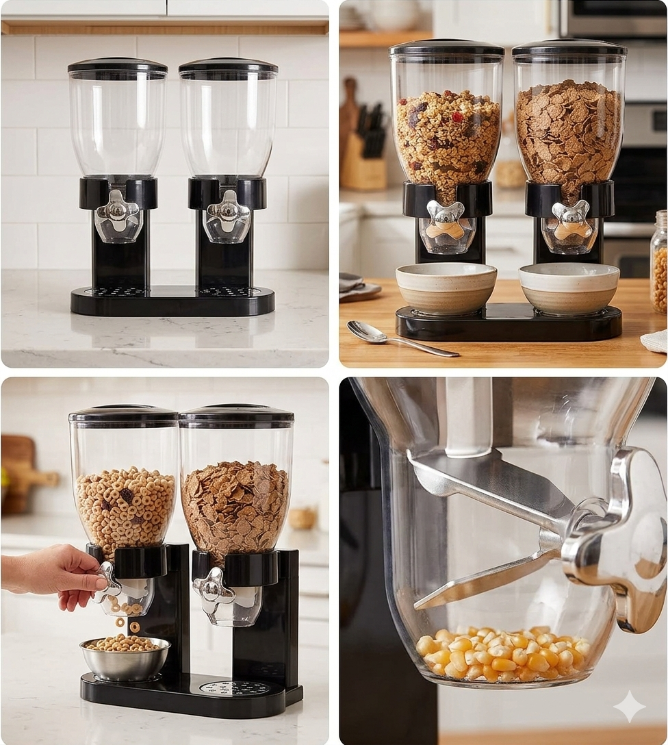 Dispensador Dual de Alimentos Secos – Auto-servicio 4