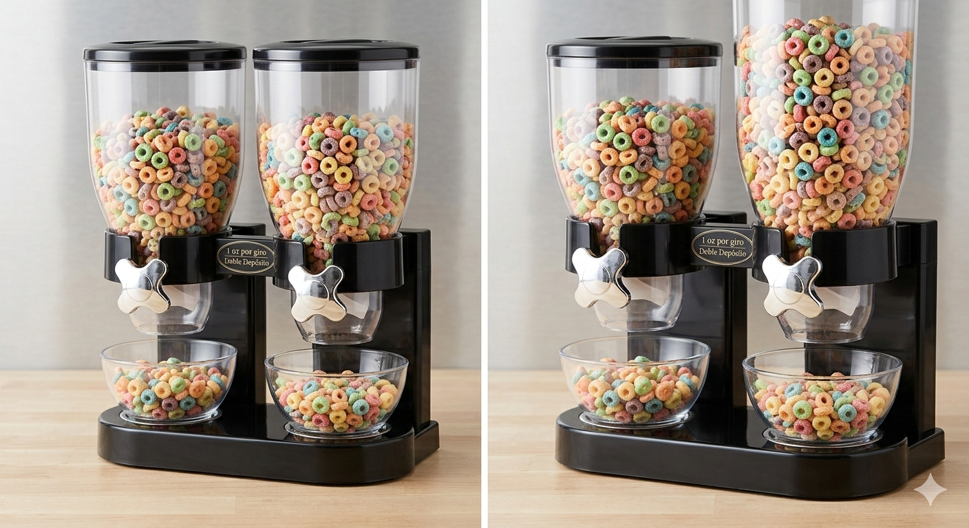 Dispensador Dual de Alimentos Secos – Auto-servicio 5