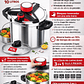 Olla a Presión de Acero Inoxidable – 10 Litros (3 en 1) Inducción  - Miniatura 2