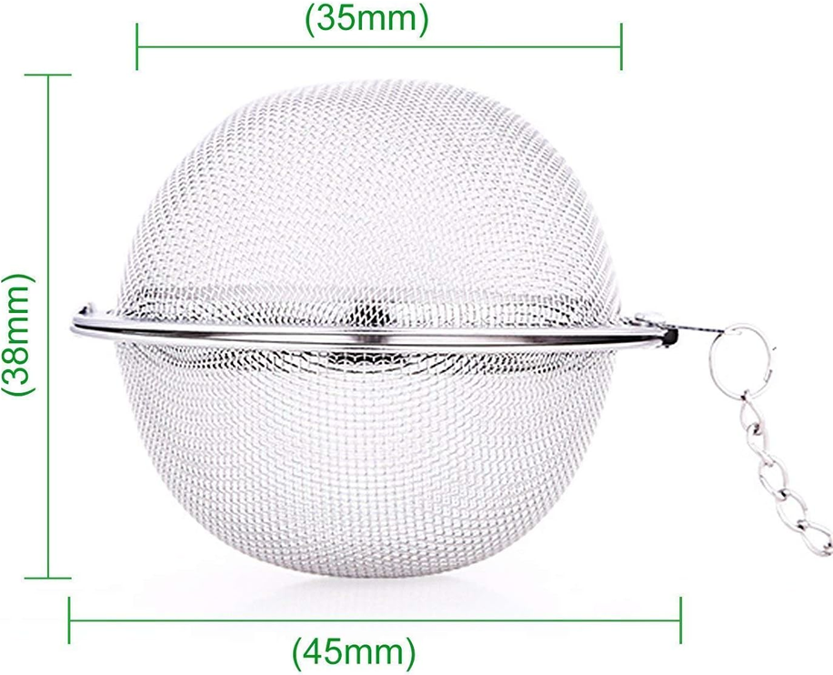 Set de 4 Infusores de Té – Acero Inoxidable Malla Extra Fina 3