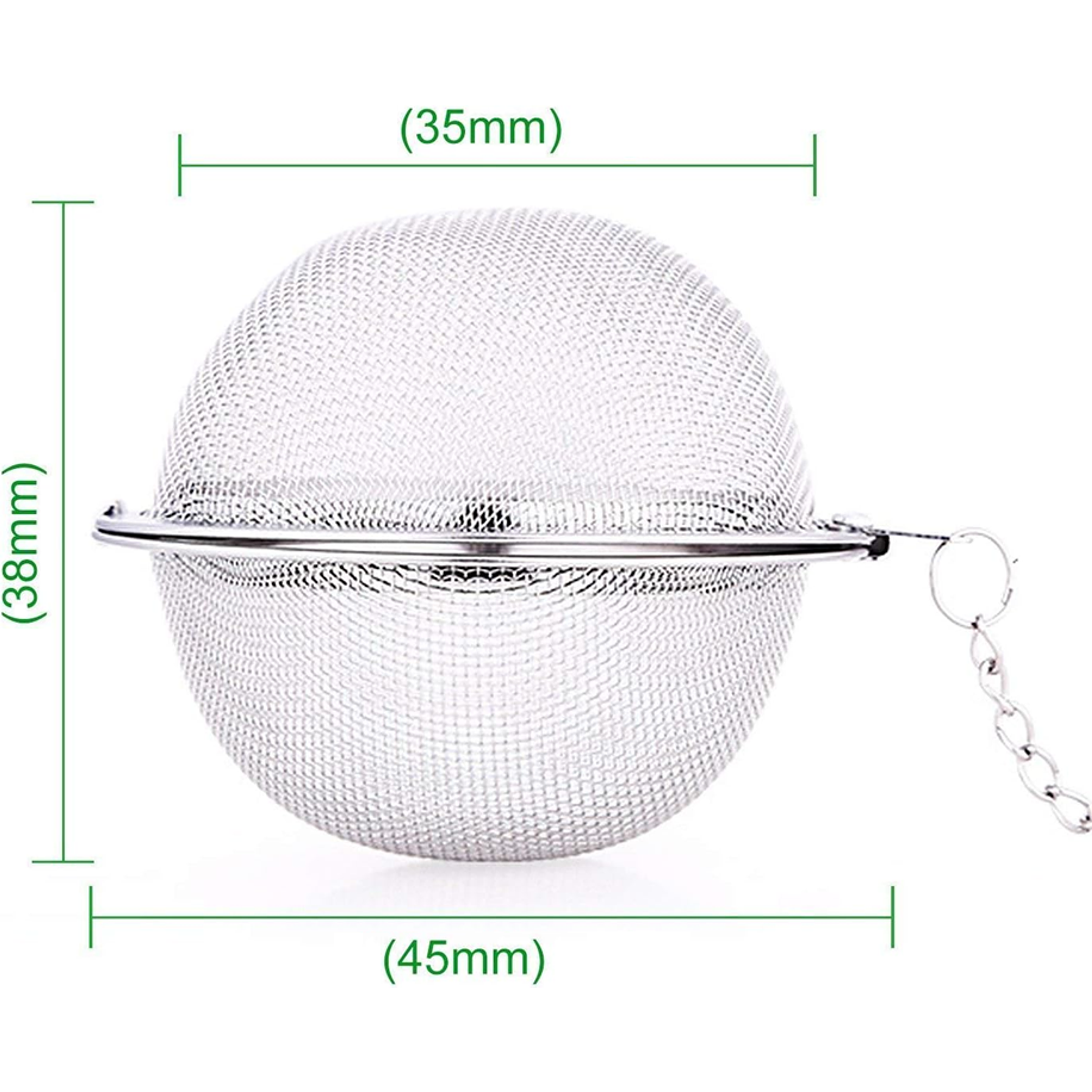 Set de 4 Infusores de Té – Acero Inoxidable Malla Extra Fina 3