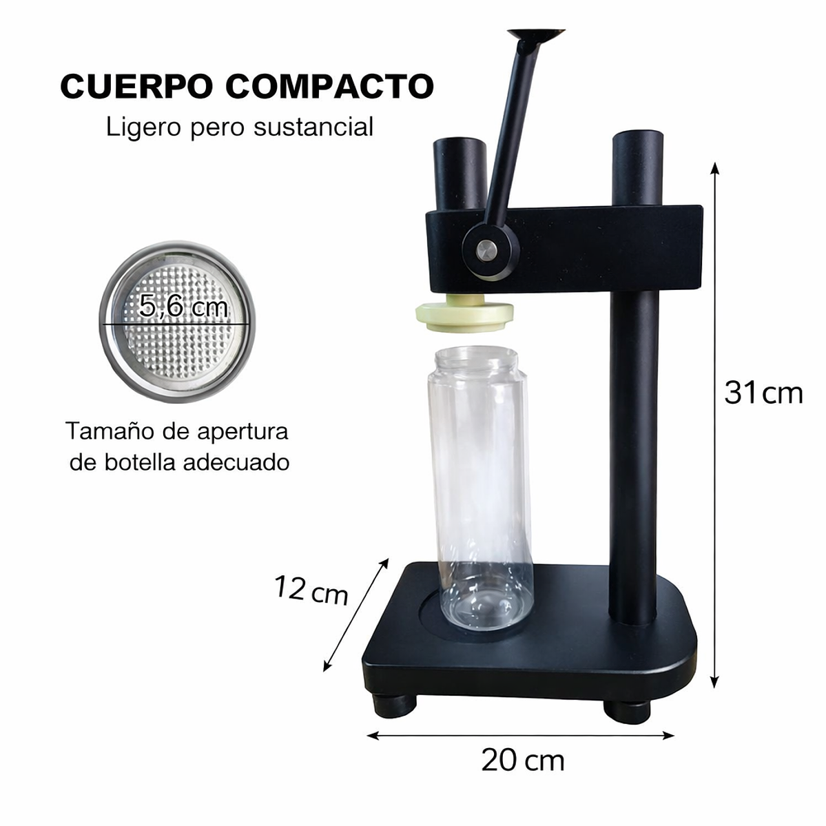 Máquina Selladora De Latas Compacta de Tapado Manual 1
