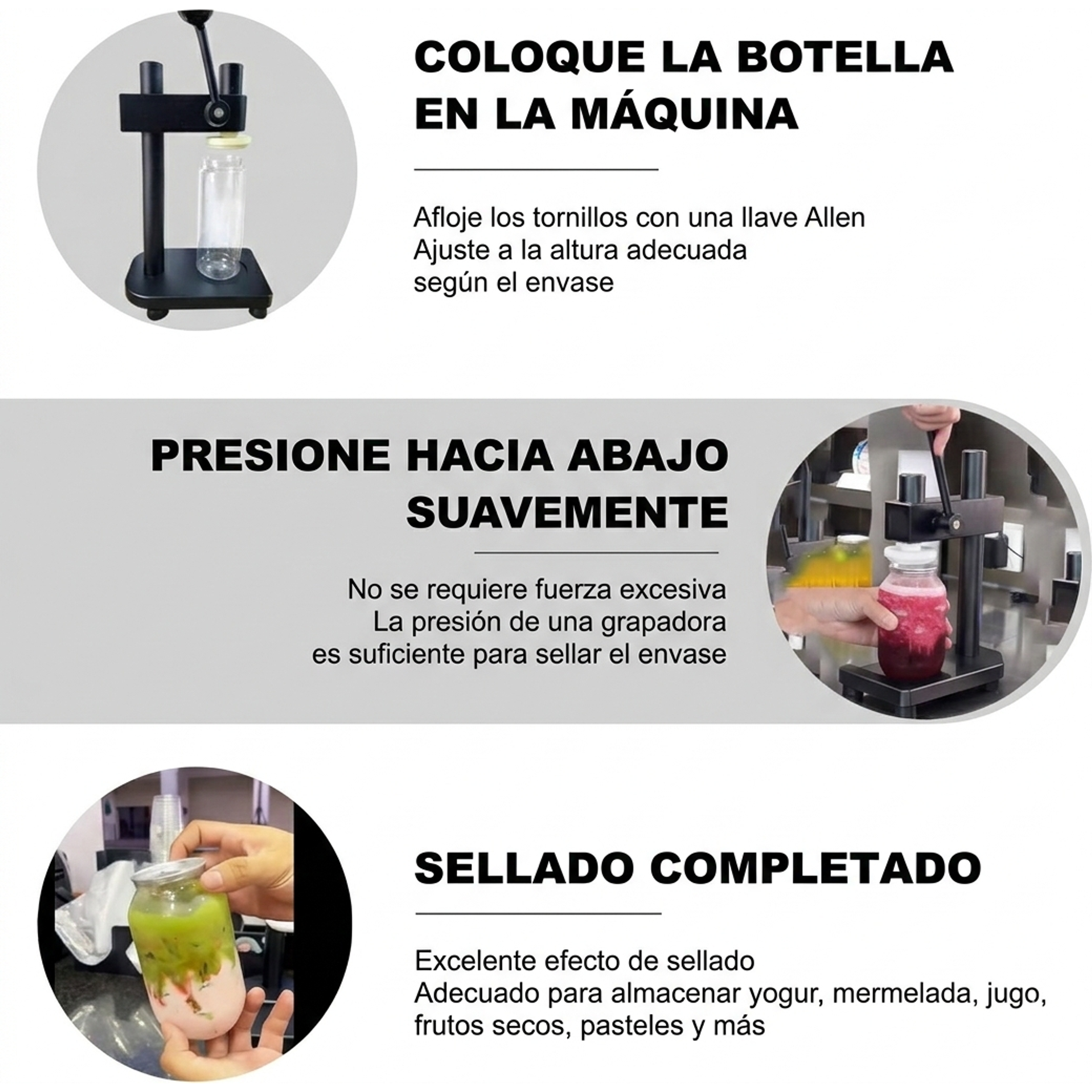 Máquina Selladora De Latas Compacta de Tapado Manual 2