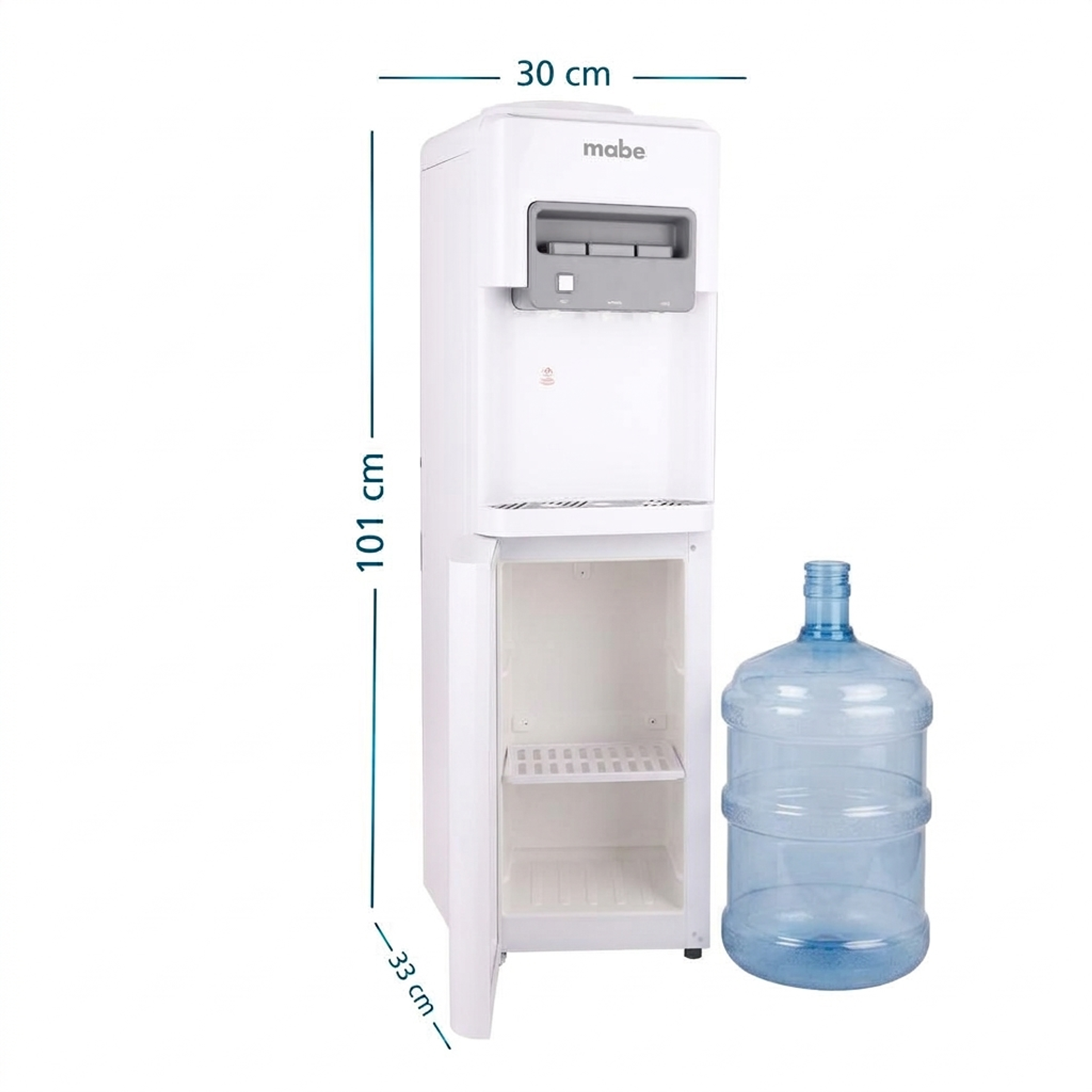 Dispensador de agua eléctrico de tres temperaturas incluye tres llaves  2