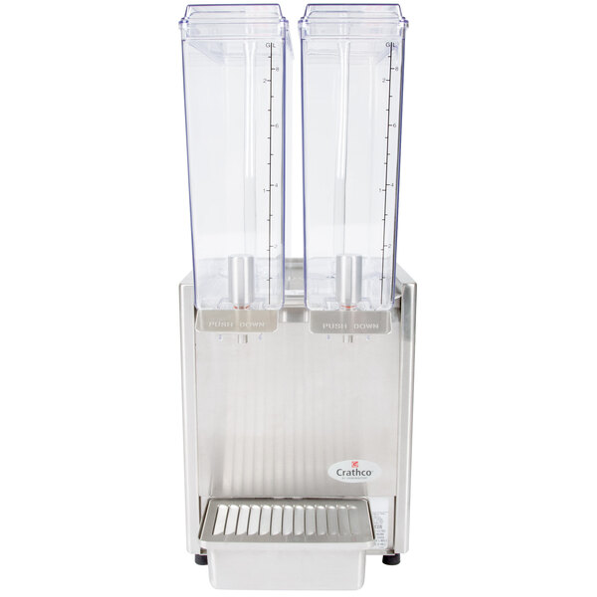 Dispensador De Bebidas Crathco Mini Jugo Frío De 2 Tanques x 18 Litros 3